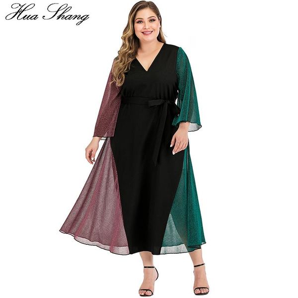casual dresses contrast multicolor elegant dress women summer v neck flare long sleeve maxi plus size ladies tunic beach, Black;gray
casual dresses contrast multicolor elegant dress women summer v neck flare long sleeve maxi plus size ladies tunic beach, Black;gray