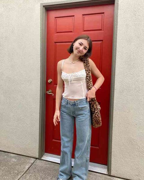 summer casual vest solid color women cami sleeveless spaghetti strap see through camisole for soft comfortable s l, White
summer casual vest solid color women cami sleeveless spaghetti strap see through camisole for soft comfortable s l, White