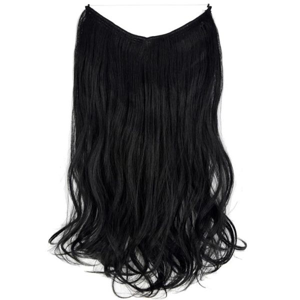 synthetic wigs eety halo hair wavy invisible elastic wire hidden hairpieces no clip heat resistant fiber tpylw90, Black
synthetic wigs eety halo hair wavy invisible elastic wire hidden hairpieces no clip heat resistant fiber tpylw90, Black