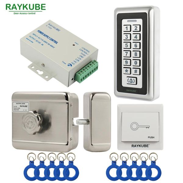 raykube electric motor lock rfid access control system kit + metal password keypad+exit button+id keyfobs electric lock full kit
raykube electric motor lock rfid access control system kit + metal password keypad+exit button+id keyfobs electric lock full kit