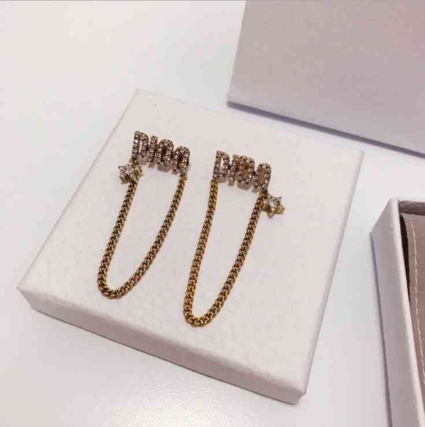 earrings charm studdijia d family tassel style fashion temperament design letter high version, Golden
earrings charm studdijia d family tassel style fashion temperament design letter high version, Golden