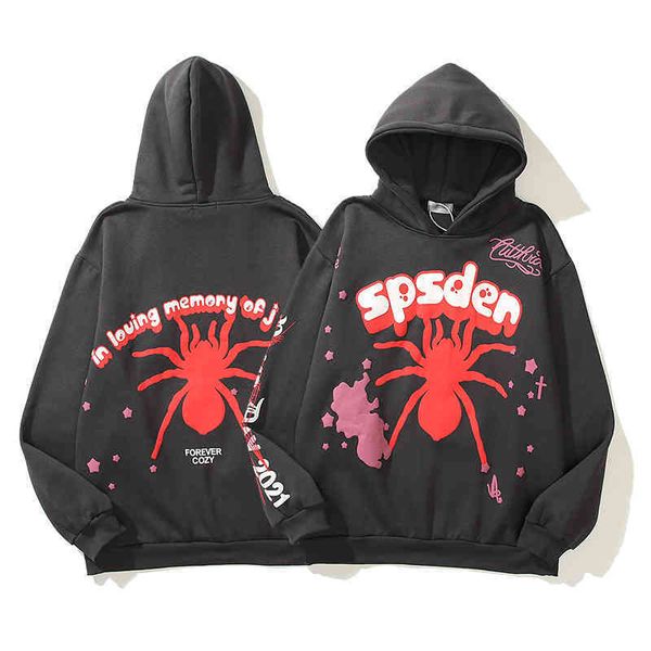 hip hop sp5der 555555 hoodies streetwear double sided dark red spider print sweatshirts harajuku fleece winter autumn tracksuit, Black
hip hop sp5der 555555 hoodies streetwear double sided dark red spider print sweatshirts harajuku fleece winter autumn tracksuit, Black