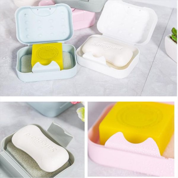 soap dishes 1pc portable travel rectangular dish plastic waterproof lock leak with lid box case holder container
soap dishes 1pc portable travel rectangular dish plastic waterproof lock leak with lid box case holder container