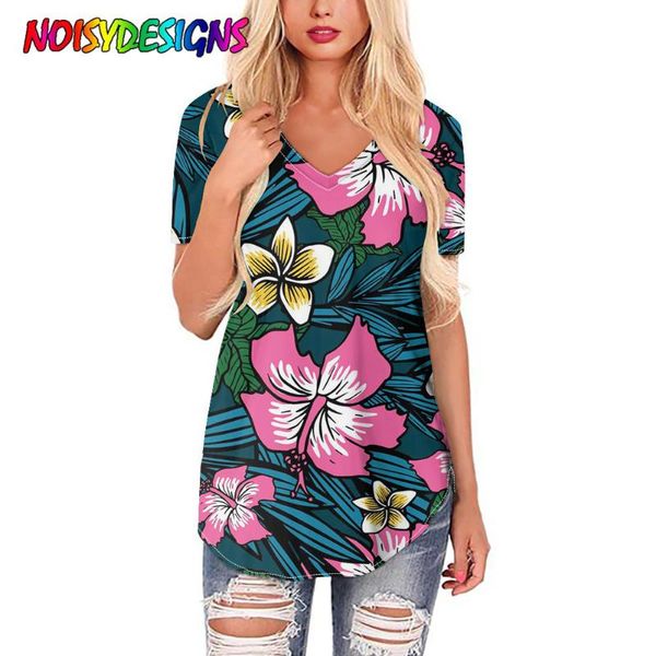 women's t-shirt noisydesigns summer v neck casual t shirts loose hawaiian floral prints shirt s-4xl 2021 fashion short sleeve, White
women's t-shirt noisydesigns summer v neck casual t shirts loose hawaiian floral prints shirt s-4xl 2021 fashion short sleeve, White