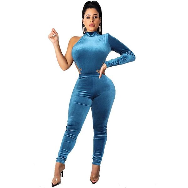 2 piece set women velvet two outfits festival clothing one shoulder bodysuit pants club matching sets dress, White
2 piece set women velvet two outfits festival clothing one shoulder bodysuit pants club matching sets dress, White