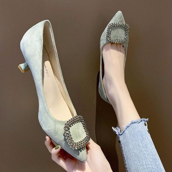 dress shoes womens woman pumps 2021 spring high heels luxury fashion metal buckle casual party night ladies, Black
dress shoes womens woman pumps 2021 spring high heels luxury fashion metal buckle casual party night ladies, Black