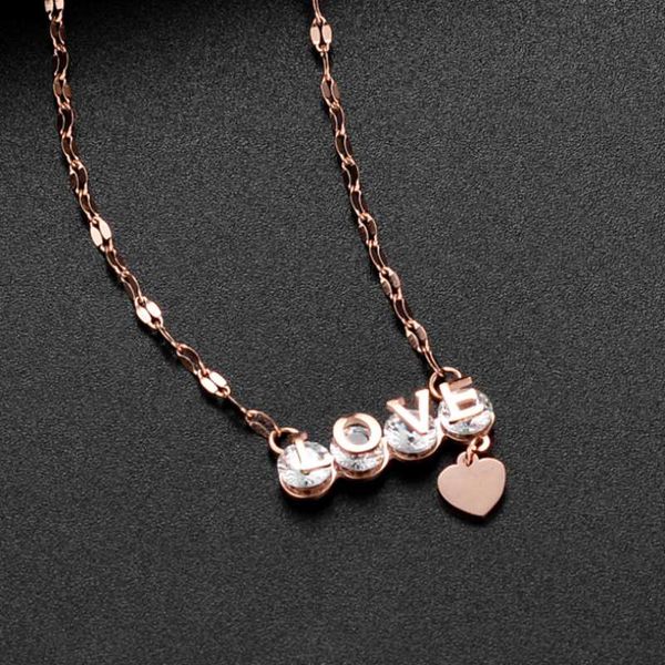 chains 316l stainless steel letter zircon heart pendant charms chain choker necklace for women fashion fine jewelry party gifts san532, Silver
chains 316l stainless steel letter zircon heart pendant charms chain choker necklace for women fashion fine jewelry party gifts san532, Silver
