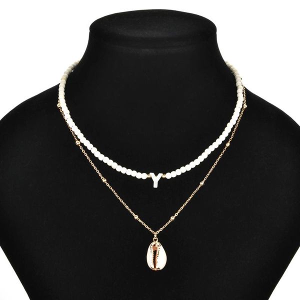 chokers zmzy 2pcs/set boho color customs letter name initial shell pendant necklaces for women stone choker fashion jewelry, Golden;silver
chokers zmzy 2pcs/set boho color customs letter name initial shell pendant necklaces for women stone choker fashion jewelry, Golden;silver
