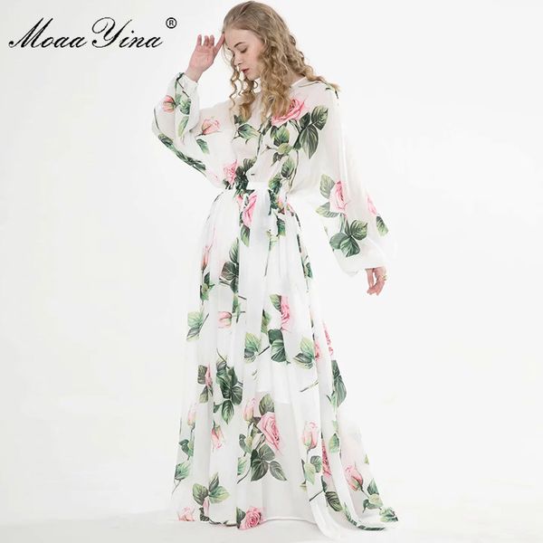 fashion designer dress spring summer women dress long sleeve lily floral-print vacation maxi dresses 210524, Black;gray
fashion designer dress spring summer women dress long sleeve lily floral-print vacation maxi dresses 210524, Black;gray