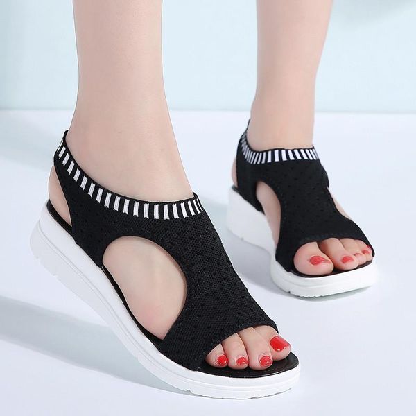 dress shoes lakeshi 2021 women sandals summer breathable female ladies slip on flat platform woman sandalias, Black
dress shoes lakeshi 2021 women sandals summer breathable female ladies slip on flat platform woman sandalias, Black