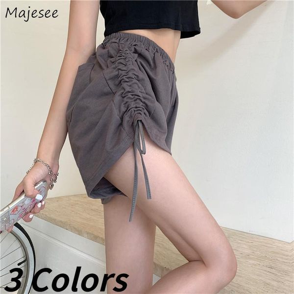 women's shorts women shirring fashion designers elastic waist solid leisure cozy all-match korean style female teen summer home, White;black
women's shorts women shirring fashion designers elastic waist solid leisure cozy all-match korean style female teen summer home, White;black
