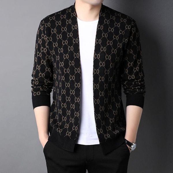 men's sweaters autumn and winter v-neck knitted cardigan korean loose sweater coat young trend long-sleeved top, White;black
men's sweaters autumn and winter v-neck knitted cardigan korean loose sweater coat young trend long-sleeved top, White;black