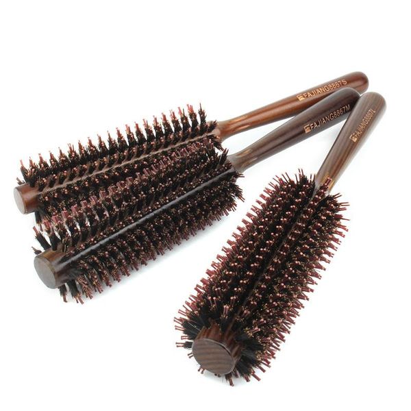 hair brushes 1 set s/m/l natural boar bristle round wooden handle rolling brush for drying styling curling, Silver
hair brushes 1 set s/m/l natural boar bristle round wooden handle rolling brush for drying styling curling, Silver