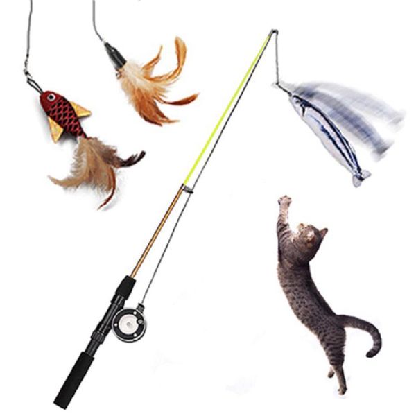 cat toys funny kitten stick feather fish teaser wand wire chaser interactive play toy pet simulation pulley fishing rod
cat toys funny kitten stick feather fish teaser wand wire chaser interactive play toy pet simulation pulley fishing rod