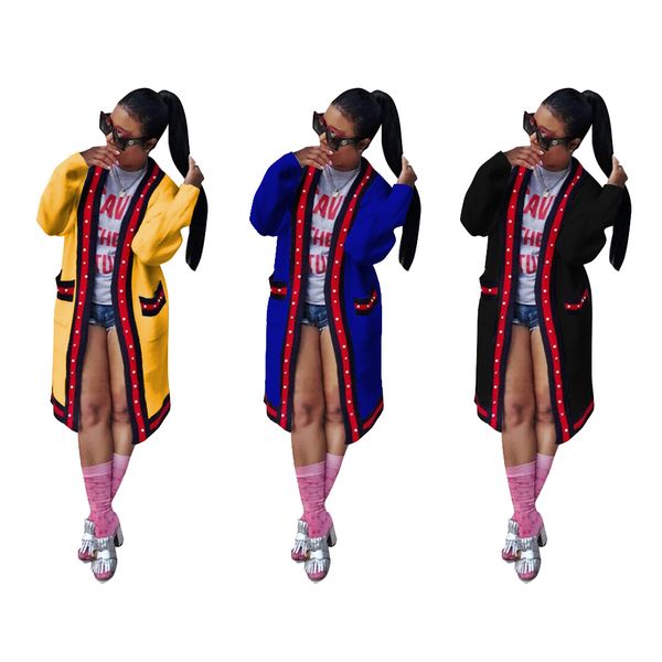 2021 new women's knits spring and autumn casual pure color pearl decoration ribbon mid-length cardigan jacket, White
2021 new women's knits spring and autumn casual pure color pearl decoration ribbon mid-length cardigan jacket, White