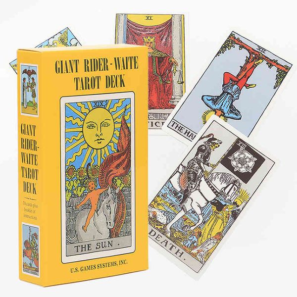 full english giant ridertarot cards deck mysterious waite tarot guidance -divination fate board game 0.5kg/set
full english giant ridertarot cards deck mysterious waite tarot guidance -divination fate board game 0.5kg/set
