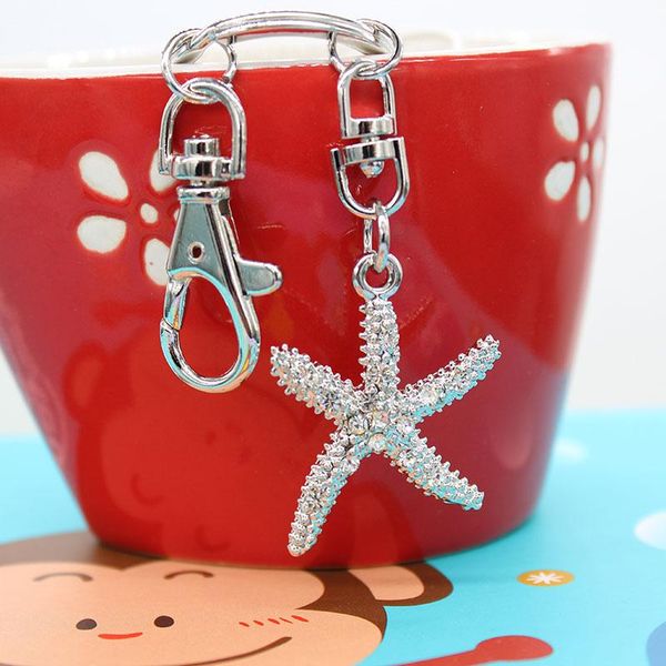 keychains 2021 tinykenro fashion cute and beautiful rhinestone starfish metal wallet bag keychain, Silver
keychains 2021 tinykenro fashion cute and beautiful rhinestone starfish metal wallet bag keychain, Silver