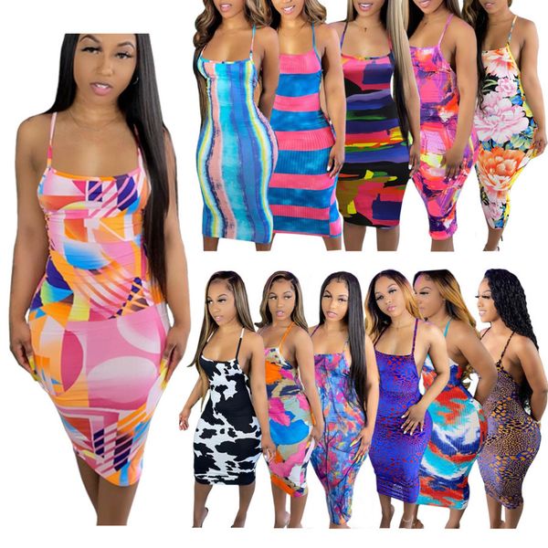 women dress designer slim sleeveless tie dye printed long dresses backless summer printed suspender skirt 12 colours, Black;gray
women dress designer slim sleeveless tie dye printed long dresses backless summer printed suspender skirt 12 colours, Black;gray