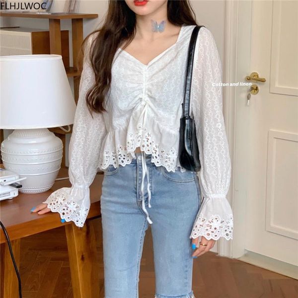 fall autumn long sleeve white solid shirts v neck draped hollow out flare casual cute femininas women women's blouses &
fall autumn long sleeve white solid shirts v neck draped hollow out flare casual cute femininas women women's blouses &
