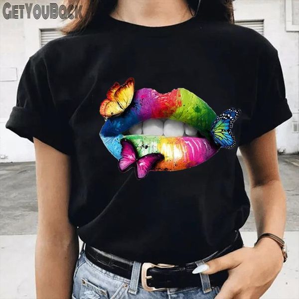 rainbow lip and butterfly men t shirt vintage women girl anime harajuku 90s comic tee female clothes,drop ship, White;black
rainbow lip and butterfly men t shirt vintage women girl anime harajuku 90s comic tee female clothes,drop ship, White;black