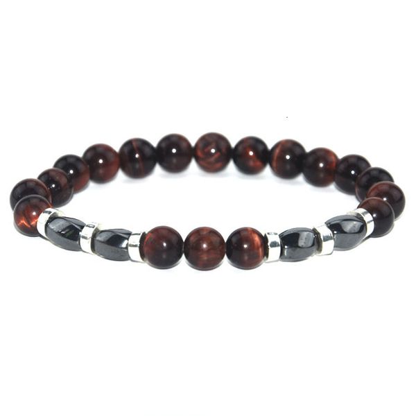 bracelet 2021 fashion men's red tiger eye 8mm geometric hematite magnetic therapy magnet, Golden;silver
bracelet 2021 fashion men's red tiger eye 8mm geometric hematite magnetic therapy magnet, Golden;silver
