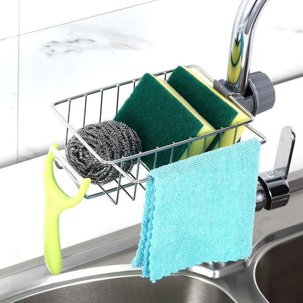 kitchen stainless steel sink drain rack sponge storage faucet holder soap drainer shelf basket organizer bathroom accessories & organization
kitchen stainless steel sink drain rack sponge storage faucet holder soap drainer shelf basket organizer bathroom accessories & organization
