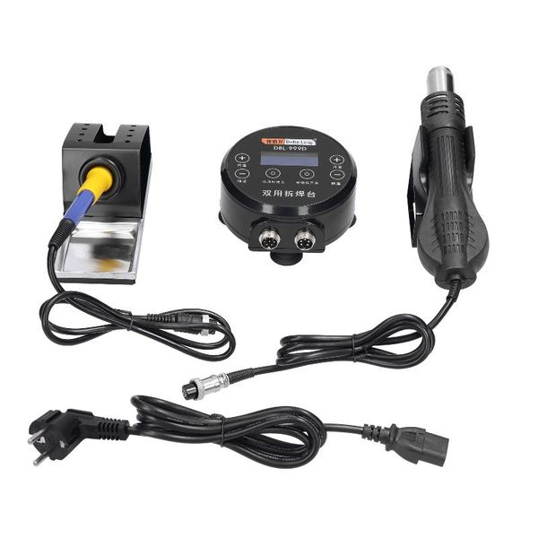 professional heat guns dual mode 999d 2 in 1 air machine and soldering station digital display touching screen welding solder iron
professional heat guns dual mode 999d 2 in 1 air machine and soldering station digital display touching screen welding solder iron