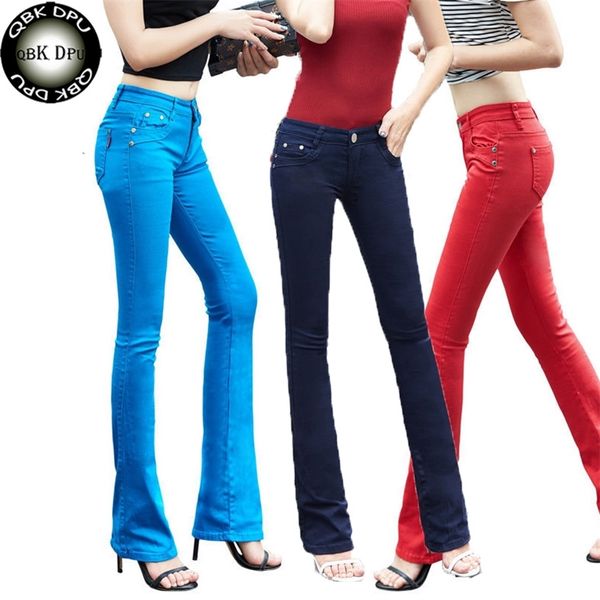 mom's plus size flare jeans woman street fashion stretch vintage pants low rise bell bottom slim denim trousers 210629, Blue
mom's plus size flare jeans woman street fashion stretch vintage pants low rise bell bottom slim denim trousers 210629, Blue