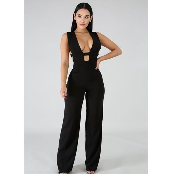women's jumpsuits & rompers wjustforu v neck wide leg jumpsuit women hollow out fashion casual female sleeveless black elegant bodysuit, Black;white
women's jumpsuits & rompers wjustforu v neck wide leg jumpsuit women hollow out fashion casual female sleeveless black elegant bodysuit, Black;white