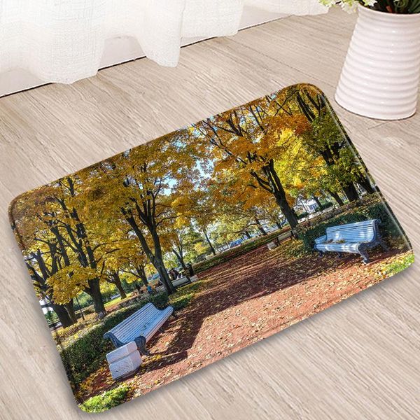 bath mats autumn forest scenery bathroom mat garden artificial lake yellow fallen leaves entrance doormat home decoration non-slip carpets
bath mats autumn forest scenery bathroom mat garden artificial lake yellow fallen leaves entrance doormat home decoration non-slip carpets