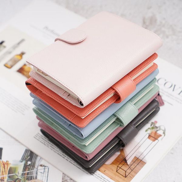 notepads fashion simple litchi leather cover notebook planner a6 mini agenda organizer cowhide business, Purple;pink
notepads fashion simple litchi leather cover notebook planner a6 mini agenda organizer cowhide business, Purple;pink