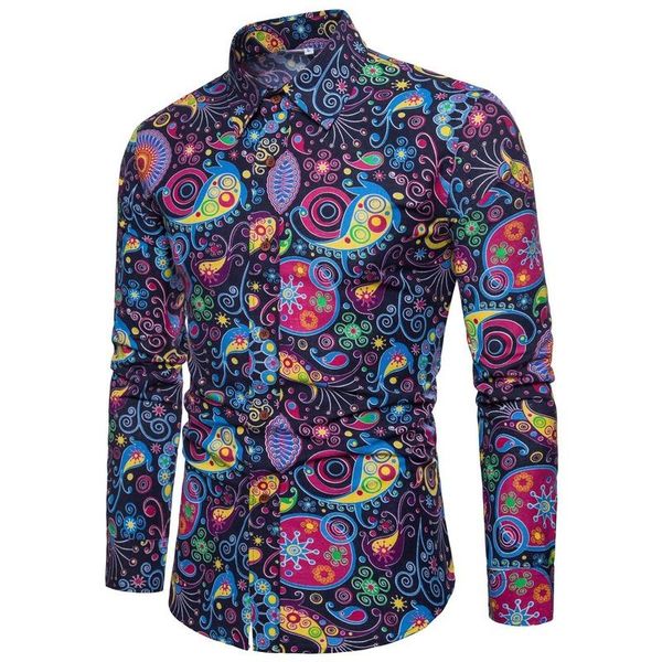 men's casual shirts 2021 spring/autumn men shirt long sleeve cotton floral male blouse streetwear fashion print oversize for clothing, White;black
men's casual shirts 2021 spring/autumn men shirt long sleeve cotton floral male blouse streetwear fashion print oversize for clothing, White;black