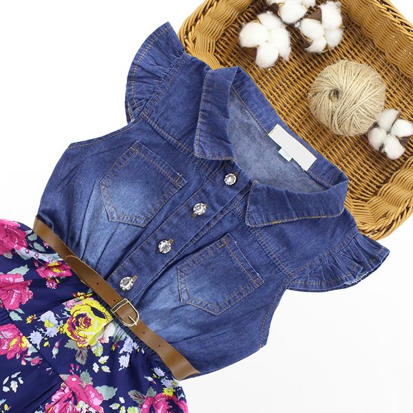 denim dresses for girls floral kids dress with belt casual dress girl party teenage kids clothes girls 6 8 10 12 14, Red;yellow
denim dresses for girls floral kids dress with belt casual dress girl party teenage kids clothes girls 6 8 10 12 14, Red;yellow