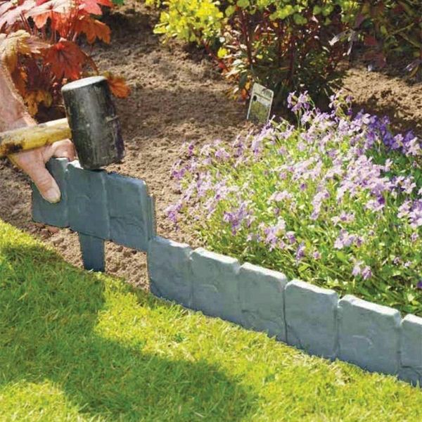 fencing, trellis & gates 10pcs 10x25cm plastic garden lawn grass edging border traditional grey stone effect mulch plant divider
fencing, trellis & gates 10pcs 10x25cm plastic garden lawn grass edging border traditional grey stone effect mulch plant divider