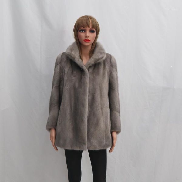 women's fur & faux fashion mink coat real jacket slim warm stand collar natural fragrant gray winter 12hu, Black
women's fur & faux fashion mink coat real jacket slim warm stand collar natural fragrant gray winter 12hu, Black