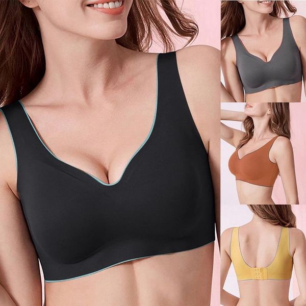 bras latex seamless bra sports push up for women gathers -proof pad underwear intimate comfortable bralette 2022, Red;black
bras latex seamless bra sports push up for women gathers -proof pad underwear intimate comfortable bralette 2022, Red;black
