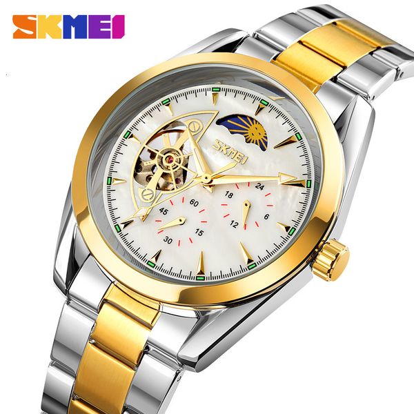 fashion automatic men's watch luxury hollow skeleton moon phase mechanical clocks rustless steel business style polshorlogies, Slivery;brown
fashion automatic men's watch luxury hollow skeleton moon phase mechanical clocks rustless steel business style polshorlogies, Slivery;brown