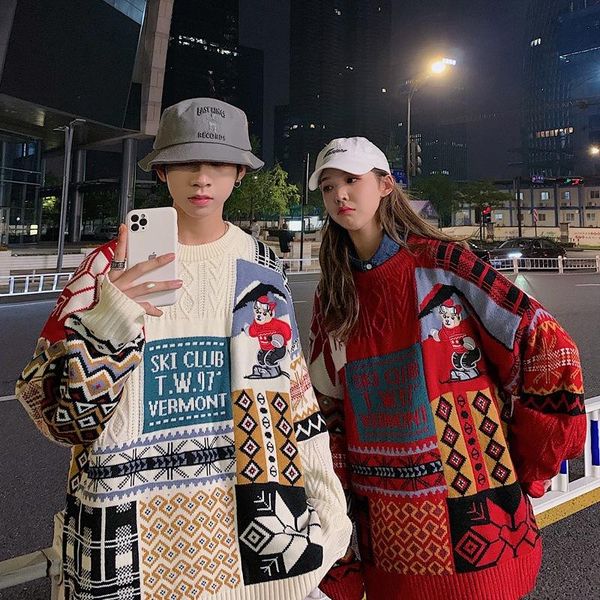 women's sweaters 2021 autumn pullover creative casual temperament long-sleeved sweater men and women with the same style couple, White;black
women's sweaters 2021 autumn pullover creative casual temperament long-sleeved sweater men and women with the same style couple, White;black