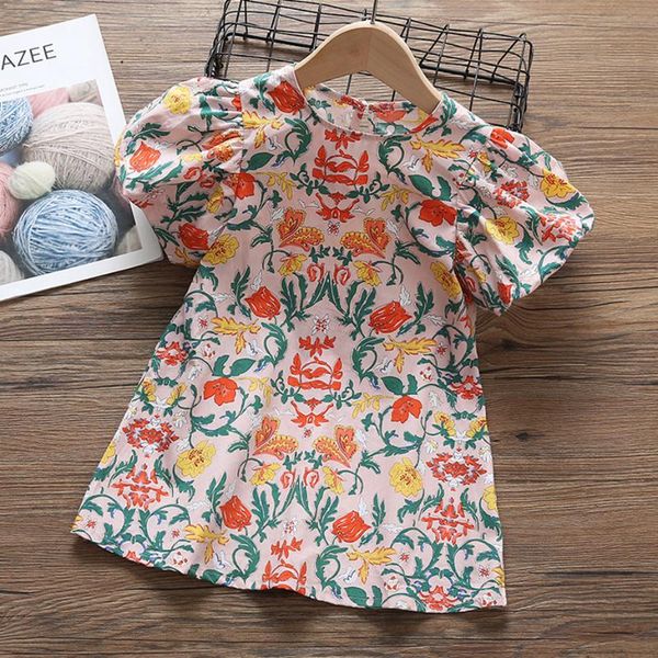 girl's dresses dress girl floral girls party kids puff sleeve children summer clothing, Red;yellow
girl's dresses dress girl floral girls party kids puff sleeve children summer clothing, Red;yellow