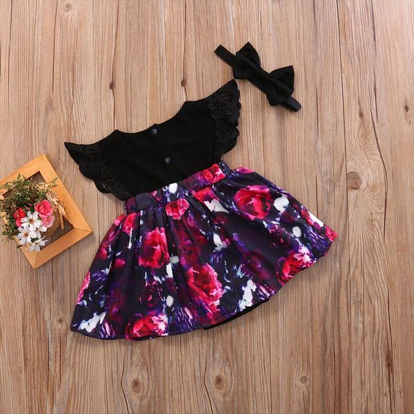 2pcs toddelr kid baby girl dress sister lace floral petal sleeve o neck romper outfits black bow headband set a, Red;yellow
2pcs toddelr kid baby girl dress sister lace floral petal sleeve o neck romper outfits black bow headband set a, Red;yellow