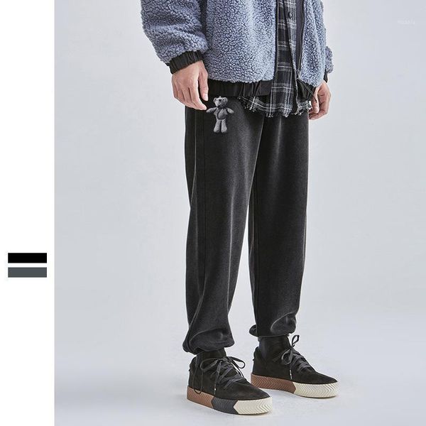men's pants c-6198 casual for men fashion daily removable bear student youth stretch drawstring waist adjustable leg open trousers, Black
men's pants c-6198 casual for men fashion daily removable bear student youth stretch drawstring waist adjustable leg open trousers, Black