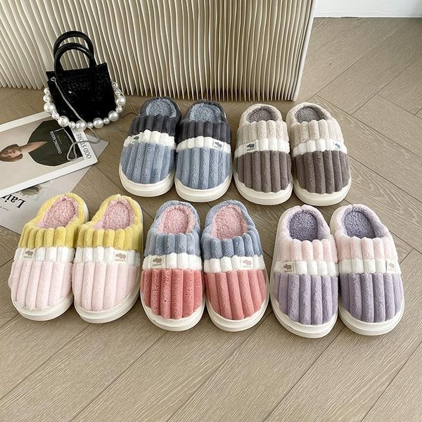 slippers women men warm winter plush slides couple boys girls house cotton shoes flat heel home indoor bedroom faux fur, Black
slippers women men warm winter plush slides couple boys girls house cotton shoes flat heel home indoor bedroom faux fur, Black
