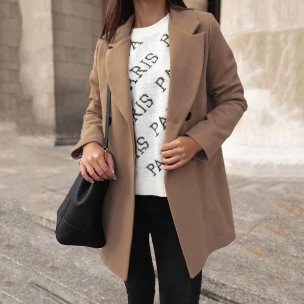 women's jackets 2021 winter woolen coat casual wide-waisted wool blends jacket overcoat midi coats for women, Black;brown
women's jackets 2021 winter woolen coat casual wide-waisted wool blends jacket overcoat midi coats for women, Black;brown
