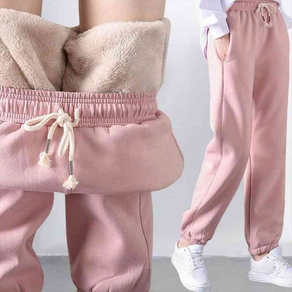 winter sweatpants women black casual joggers lamb wool keep warm trousers thicken velvet wool workout sporty pants streetwear, Black;white
winter sweatpants women black casual joggers lamb wool keep warm trousers thicken velvet wool workout sporty pants streetwear, Black;white