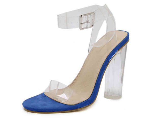 atmospheric code transparent heel thick heel sandals women's one-sided belt pcv spring and summer large high-heeled sandals, Black
atmospheric code transparent heel thick heel sandals women's one-sided belt pcv spring and summer large high-heeled sandals, Black
