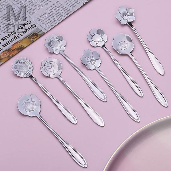 stainless steel flower shape coffee sugar mixing spoon dessert silver teaspoon sakura vintage teaspoons drink tableware spoons
stainless steel flower shape coffee sugar mixing spoon dessert silver teaspoon sakura vintage teaspoons drink tableware spoons