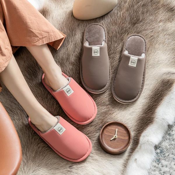 winter women home slippers faux fur waterproof pu leather flat warm plus size female comfort ladies bedroom shoes, Black
winter women home slippers faux fur waterproof pu leather flat warm plus size female comfort ladies bedroom shoes, Black