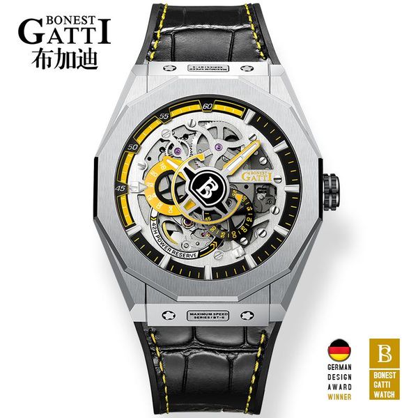 wristwatches gatti men watches automatic mechanical waterproof wristwatch business sport watch, Slivery;brown
wristwatches gatti men watches automatic mechanical waterproof wristwatch business sport watch, Slivery;brown