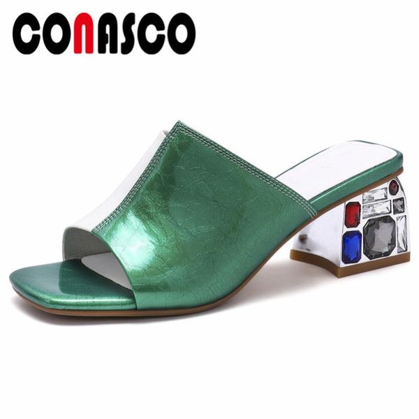 summer peep toe slip on square heels mixed colors genuine leather women sandals rome party casual shoes woman, Black
summer peep toe slip on square heels mixed colors genuine leather women sandals rome party casual shoes woman, Black