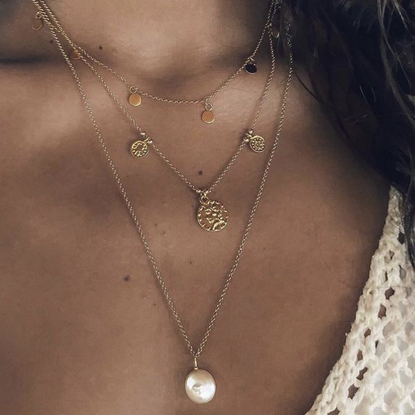 factory wholesale new round piece virgin mary head pearl combination multi layer necklace women's versatile clavicle chain party gift
factory wholesale new round piece virgin mary head pearl combination multi layer necklace women's versatile clavicle chain party gift